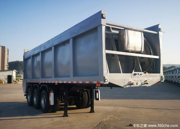 非公路宽体矿卡集装箱半挂车侧翻半挂车新品上市热销中集装箱式半挂车图片