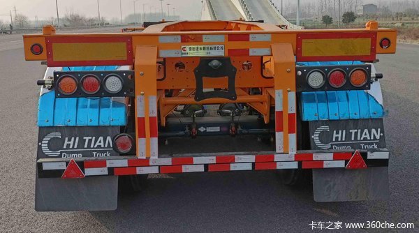 非公路宽体矿卡集装箱半挂车侧翻半挂车新品上市热销中集装箱式半挂车图片