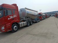 铝合金粉粒物料运输半挂车粉粒物料运输半挂车图片