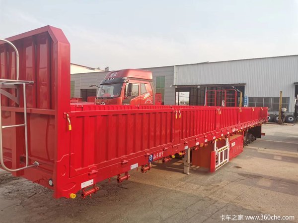 高价收挂车，后翻，侧翻，平板，有无手续均可集装箱式半挂车图片
