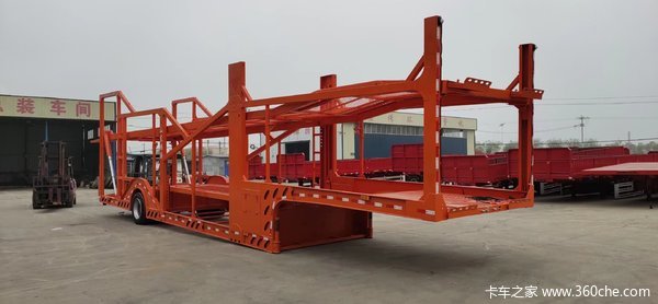 集装箱骨架物流快递运输半挂车集装箱式半挂车图片