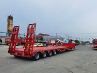 轴线大件勾机板运输半挂车轴线挂车图片